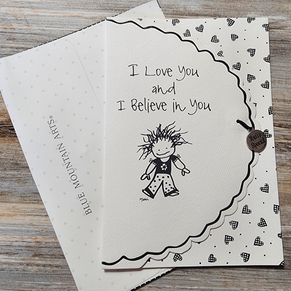Blue Mountain Arts Marci Greeting Card I Love You I Believe in You With Charm